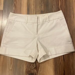New York and Company white shorts size 4